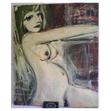 Huile de Robert Daignault, Femme enceinte,