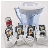 Pichet pour filtration d'eau Zero Water, avec