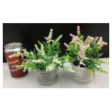 2 plantes artificielles