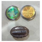Russian or Ukrainian powder compacts Ronson Crown
