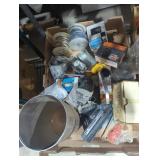 Aluminum flashing electrical wire screws, nails