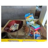 Tray lot household & collectibles