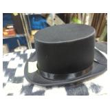 I'm branded retro style gentlemen's top hat