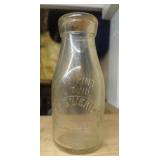 J.P. Knieriem Willow Brook Dairy bottle Pint