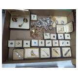 Costume jewelry rings necklace earrings