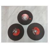 Shindaiwa lot of 3 9' metal blades new