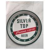 Silver Top Beer Duquesne Brewing Co. tray