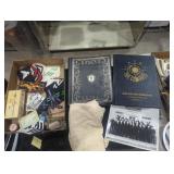 United States Navy uniform patches. Dog tags,