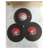 Shindaiwa 9' cut off blades Metal 3 count new