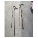 Lot of vintage canes