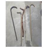 Lot of vintage canes