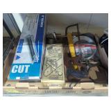 Tile cutter hack saw chain saw file guide oil