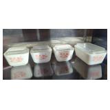 Pyrex Cinderella Gooseberry Pink refrigerator