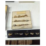 Vintage costume jewelry rings