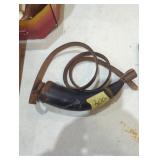 Vintage style powderhorn