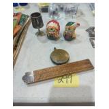 Trench art antique stanley ruler native American