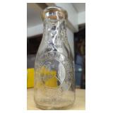 Rockwood Farms Dairy bottle Cumberland MD pint