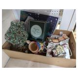 Christmas decorations houses longaberger etc no