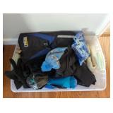 Tote softballs baseball exercise gear, hats,