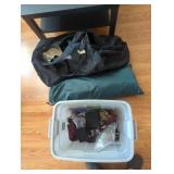 Camping related rod holders tents