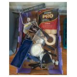 Large flat of painting supplies