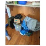 Travel suitcase air mattress tarps etc