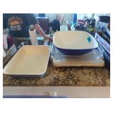 Pyrex etc baking pans glass ceramic