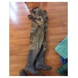 Bone dry hip waders fishing