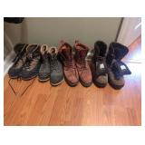 Lot of 9, 9.5, 10 mens boots