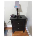 Modern endstand with lamp & alarm clock