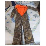 Cabela's insulated coveralls realtree camo size
