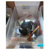 Tools knee pads craft office lamp wire brush