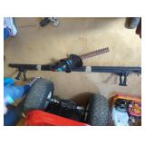 Metal bed frame and hedge trimmers Black& Decker