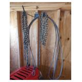 Towing and wire chain/wire