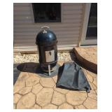 Weber smoker with cover