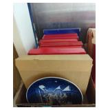 Box lot of collector plates made in Denmark