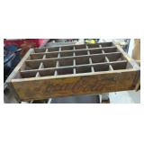 Coca-Cola soda bottle wooden crate