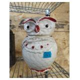 Vintage cookie jar unmarked owl