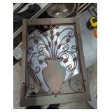 Metal/wood Wall art 24'