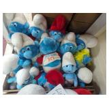 Vintage plush Smurf lot