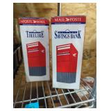 Mail Posted coin bank new in boxes