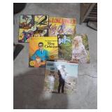 Stack of various LP vinyl albums. Roy Orbison