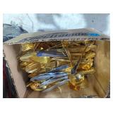 Gold plated silverware