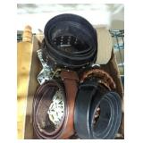 Flat of men's belts 40-42 etc timberland redwing