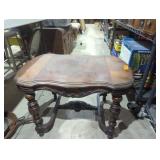 Ornate library table 29x18