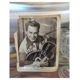 Little Jimmy Dickens autographed on the back