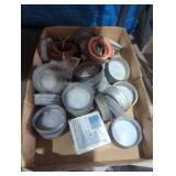 Trail lot of zinc canning jar lids
