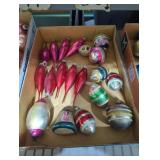 Vintage Christmas ornaments Mercury glass