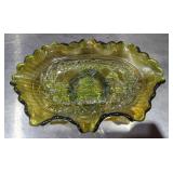 Imperial windmill pickle dish 8 3/4 in