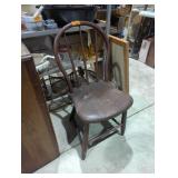 Antique wood chair
